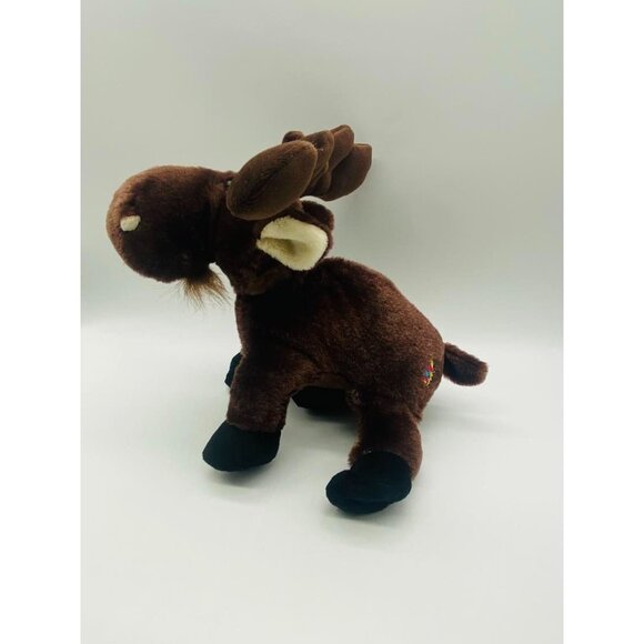 Ganz Webkinz Lot of 2, HM375 Moose and HM137 Reindeer, No Code, Names on Tags - Picture 3 of 11